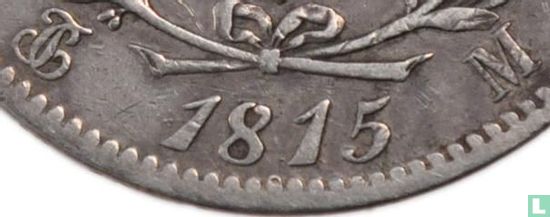 Frankrijk 5 francs 1815 (LOUIS XVIII - M) - Afbeelding 3