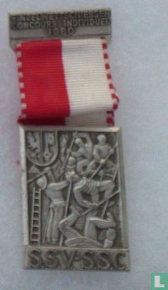 Switzerland  S.S.V. - S.S.C.  Shooting medal  1980