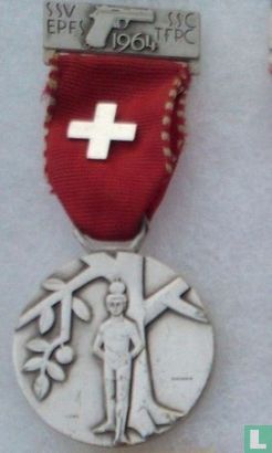 Switzerland  S.S.V. - S.S.C.  Shooting medal  1964