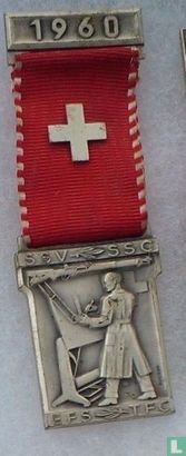 Switzerland  S.S.V. - S.S.C.  Shooting medal  1960