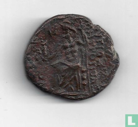 Seleucidische Rijk  AE20  (Demetrius II, Nikator)  147-139 BCE - Afbeelding 2