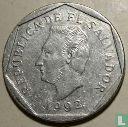 El Salvador 10 centavos 1992 - Afbeelding 1