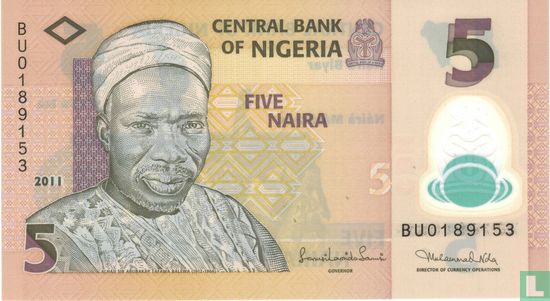 Nigeria 5 Naira  - Afbeelding 1