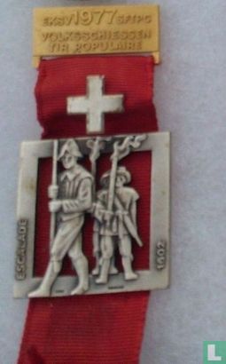 Switzerland  EKSV SFTPC  Shooting medal  1977