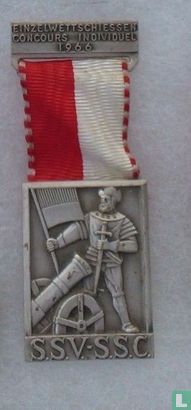 Switzerland  S.S.V. - S.S.C.  Shooting medal  1966