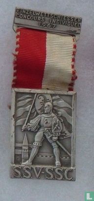Switzerland  S.S.V. - S.S.C.  Shooting medal  1967
