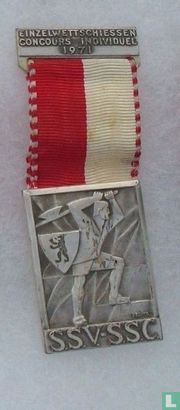 Switzerland  S.S.V. - S.S.C.  Shooting medal  1971