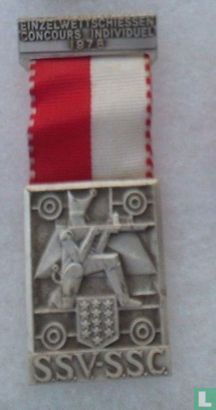 Switzerland  S.S.V. - S.S.C.  Shooting medal  1978