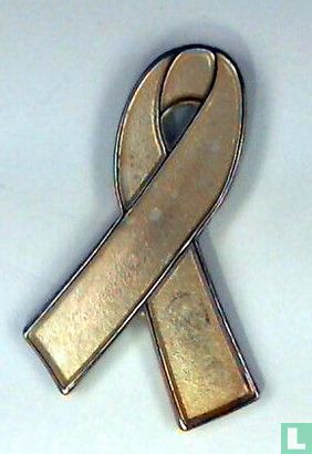 Cream Awareness Ribbon is for Paralysis, Spinal Cord Injuries, Spinal Disorders and Spinal Muscular Atrophy