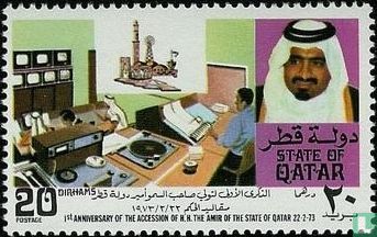 Troonsbestijging van Sjeik Khalifa bin Hamad al-Thani