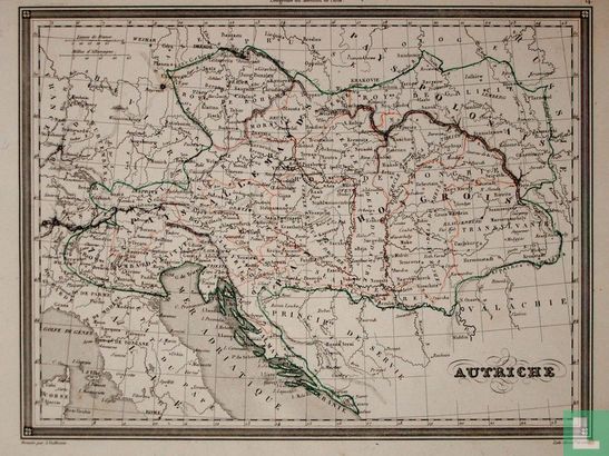 Carte Autriche, Oostenrijk