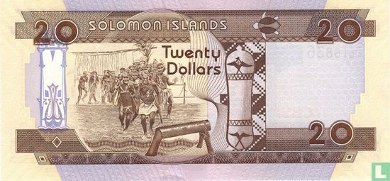 Salomonseilanden 20 Dollars  - Afbeelding 2