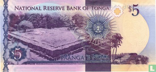 Tonga 5 Pa'anga - Bild 2