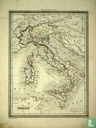 Carte Italie, Italië