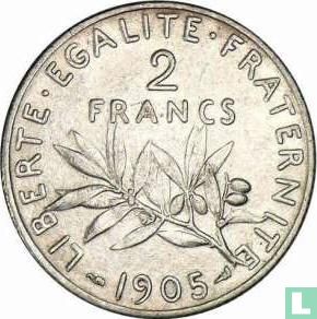 Frankrijk 2 francs 1905 - Afbeelding 1