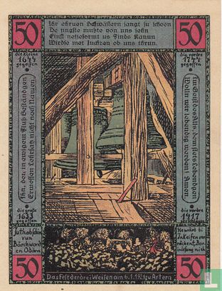 Artern, Bergwart - 50 Pfennig 1921  - Afbeelding 2