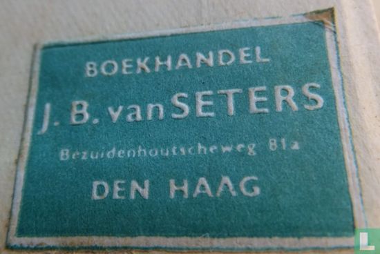 Boekhandel J.B. van Seters Bezuidenhoutscheweg 81a Den Haag