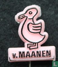 v. Maanen (canard) [noir sur rose]