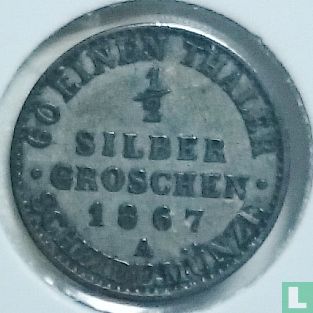 Pruisen ½ silbergroschen 1867 (A) - Afbeelding 1