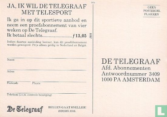 A000004 - De Telegraaf "Nu 4 weken op proef ..." - Bild 2