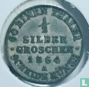 Pruisen ½ silbergroschen 1864 - Afbeelding 1