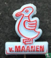 v. Maanen (canard) [rouge sur pâle bleu]