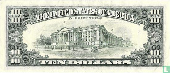 USA 10 Dollar 1995 F - Bild 2