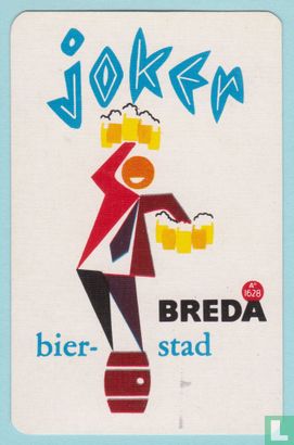 Joker, Belgium, Breda Bierstad, De Drie Hoefijzers Bier, Speelkaarten, Playing Cards - Bild 1