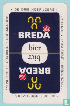 Joker, Belgium, Breda Bierstad, De Drie Hoefijzers Bier, Speelkaarten, Playing Cards - Image 2