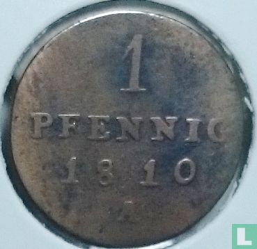 Pruisen 1 pfennig 1810 - Afbeelding 1