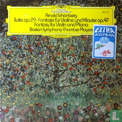 Arnold Schönberg: Suite Op. 29 + Fantasie für Violine und Klavier Op. 47 - Afbeelding 1
