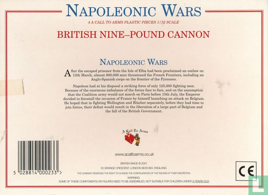 British Nine-pound Cannon - Afbeelding 2