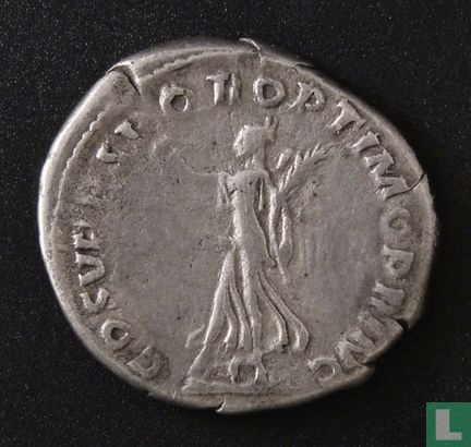 Romeinse Rijk, AR Denarius, 98-117 n. Chr., Trajanus, Roma, 106 n. Chr. - Afbeelding 2