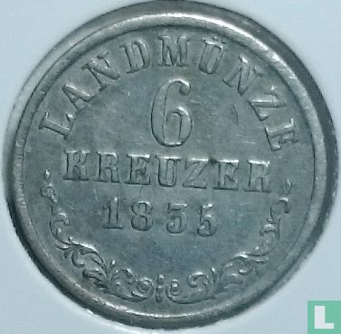 Saxe-Meiningen 6 kreuzer 1835 (K) - Image 1