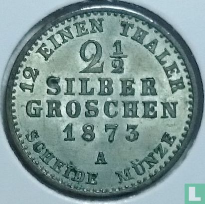 Prusse 2½ silbergroschen 1873 (A) - Image 1