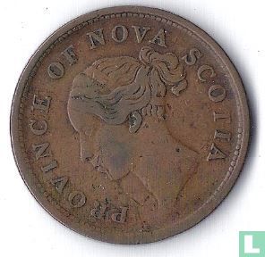 Nova Scotia 1 penny 1843 - Afbeelding 2