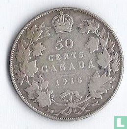 Canada 50 cents 1918 - Afbeelding 1