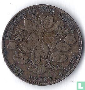 Nova Scotia 1 penny 1856 - Afbeelding 2