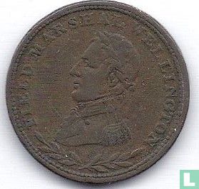 Canada half penny 1813 Wellington No date > Penning - Image 1