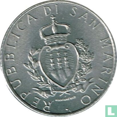 San Marino 2 Lire 1987 "15th anniversary Resumption of Sammarinese coinage" - Bild 2