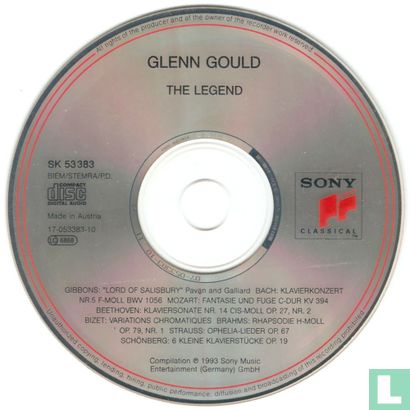 Glenn Gould The Legend - Afbeelding 3