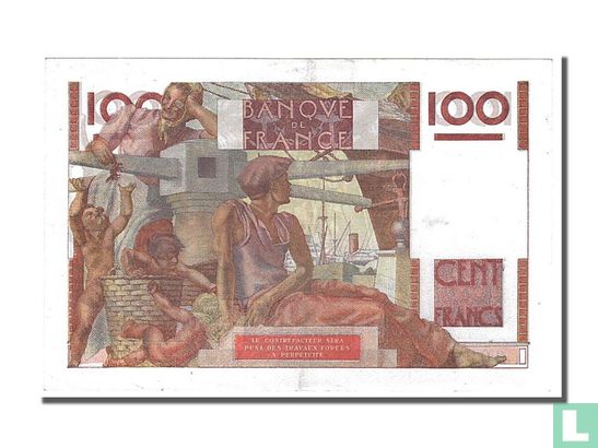 Frankreich 100 Francs 1946 - Bild 2