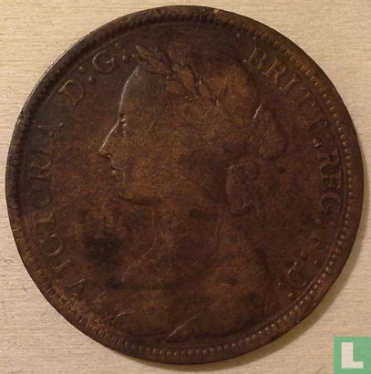Vereinigtes Königreich ½ Penny 1884 - Bild 2