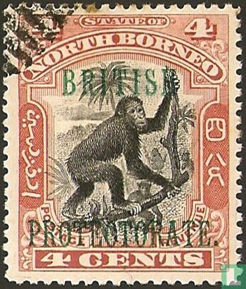 Orang-utan, with overprint