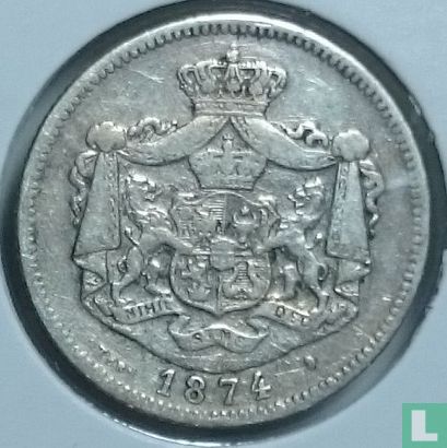 Roumanie 1 leu 1874 - Image 1