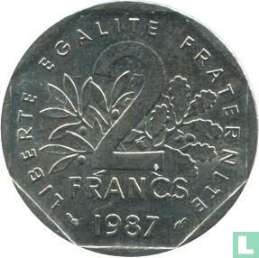 Frankrijk 2 francs 1987 - Afbeelding 1