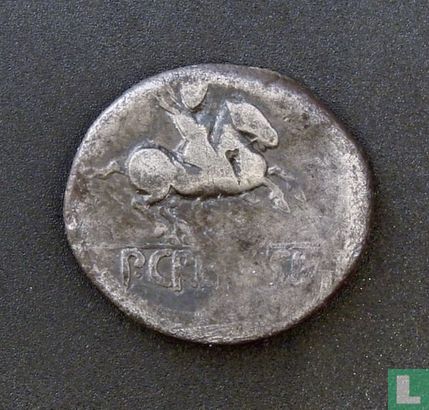 Romeinse Republiek, AR denarius, gens Crepusia, Rome, 82 v. Chr. - Afbeelding 2