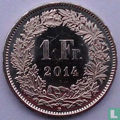 Zwitserland 1 franc 2014 - Afbeelding 1