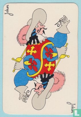 Joker, France, Les Mousquetaires, Speelkaarten, Playing Cards, 1954 - Bild 1