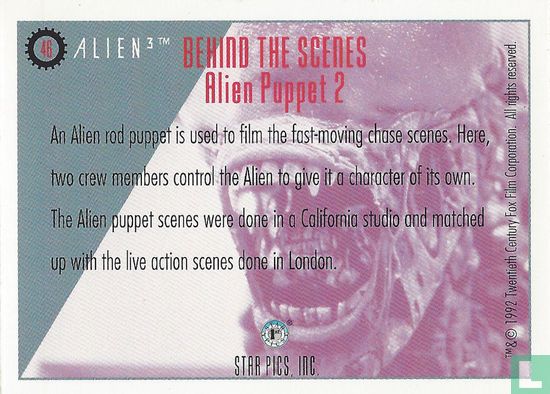 Behind the Scenes: Alien Puppet  2 - Bild 2